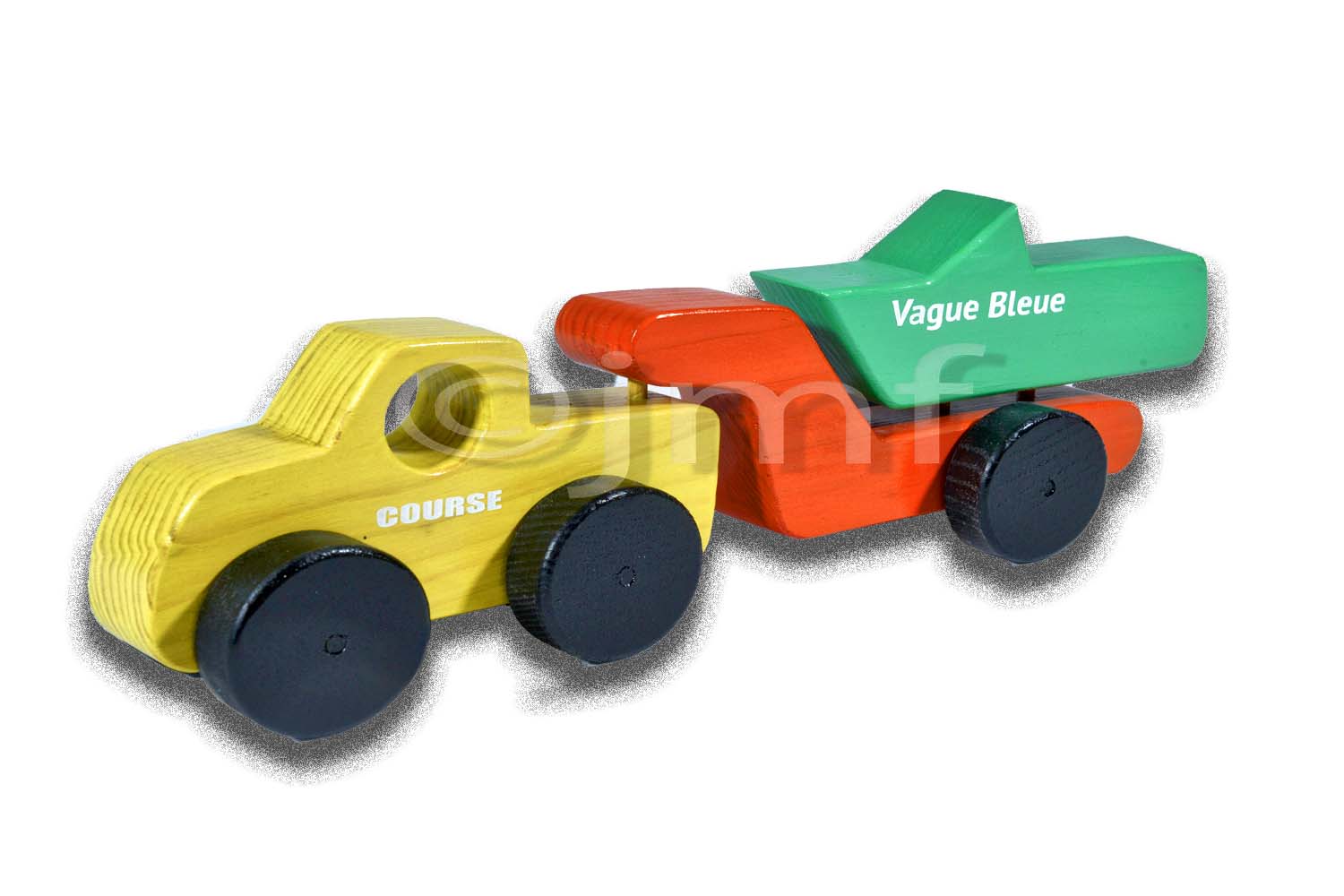  camion avec remorque bateau 