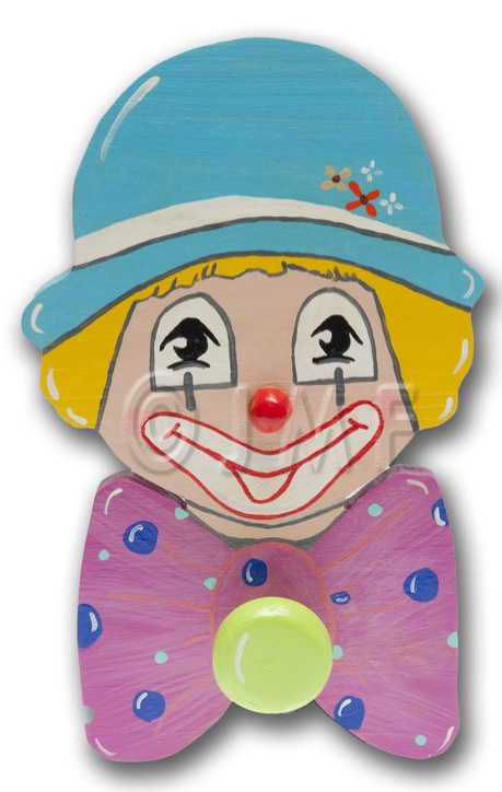 porte-manteaux clown